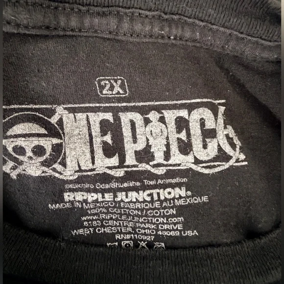 Anime - Black One Piece Tee - Picture 3 of 3